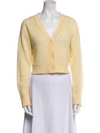 LoveShackFancy Wool V-Neck Sweater