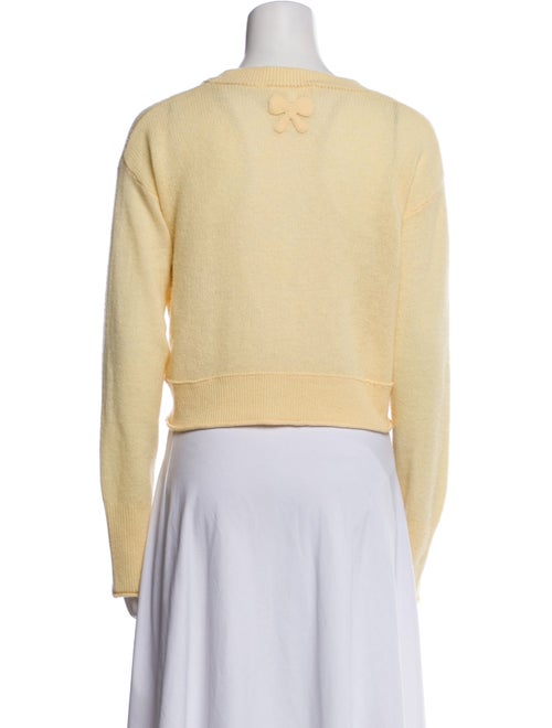 LoveShackFancy Wool V-Neck Sweater