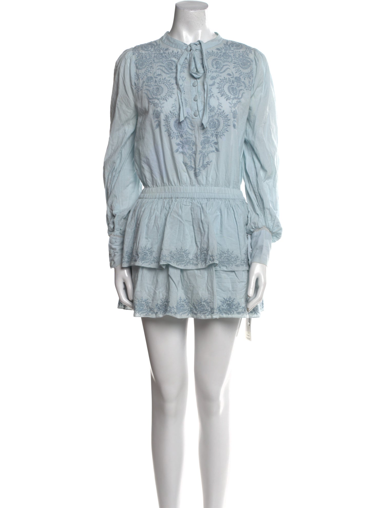 LoveShackFancy Printed Mini Dress