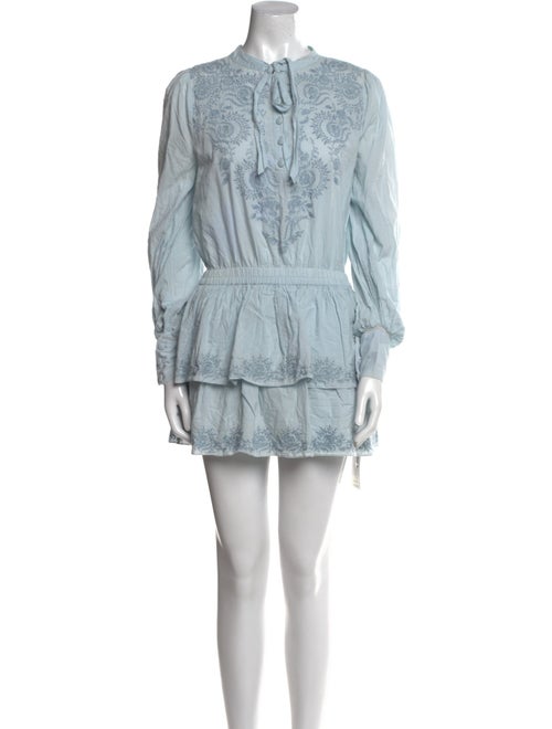 LoveShackFancy Printed Mini Dress