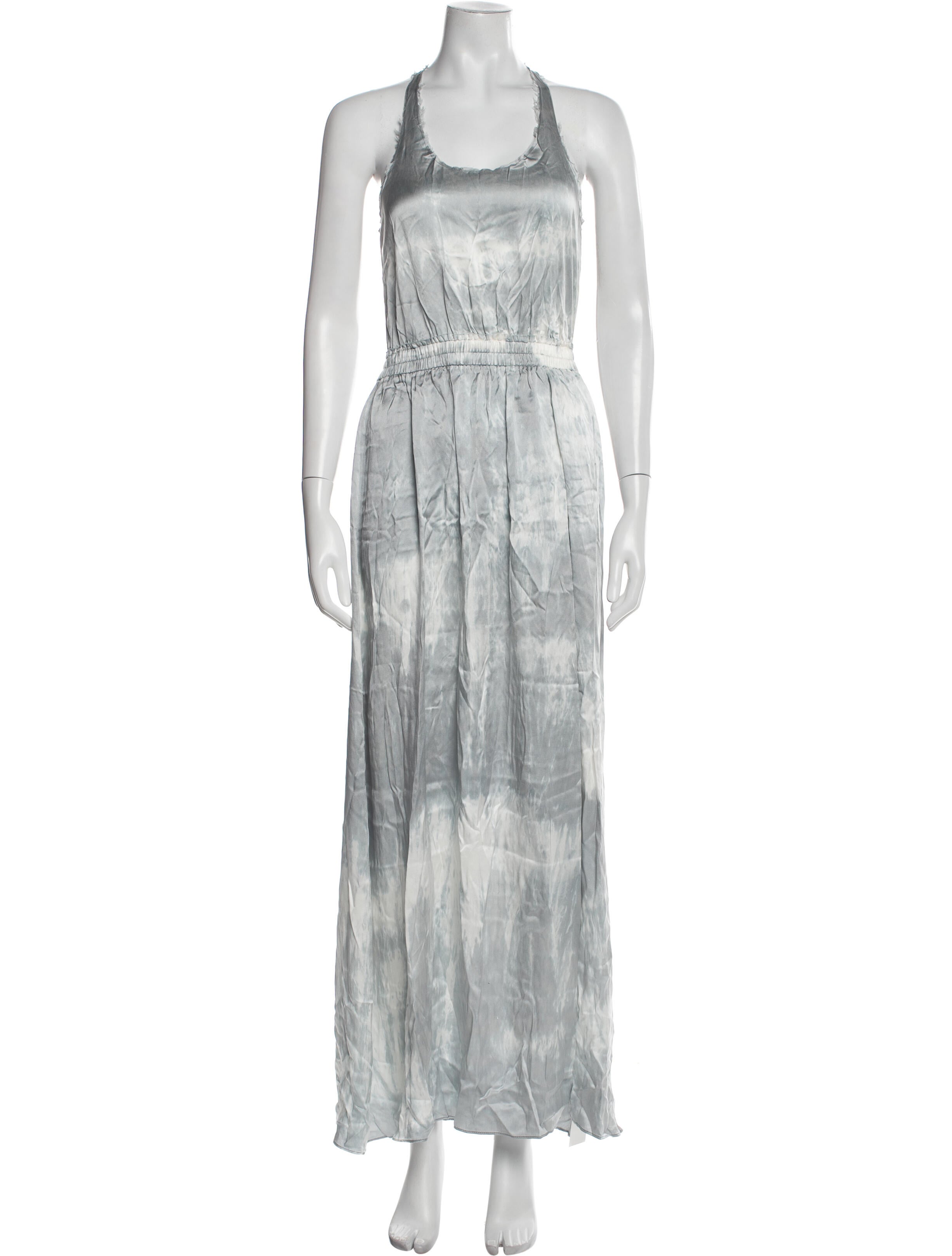 LoveShackFancy Scoop Neck Long Dress