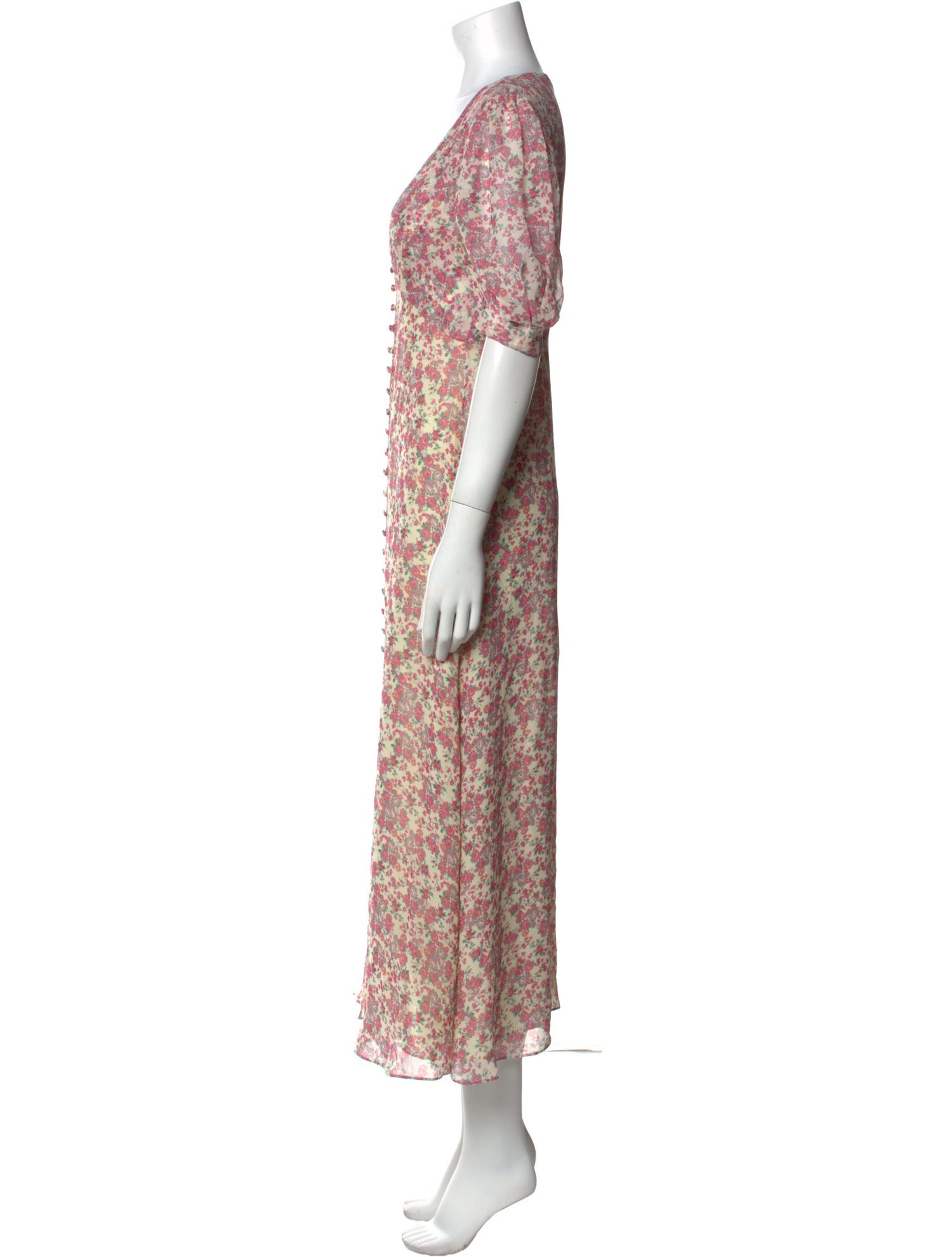 LoveShackFancy Silk Long Dress