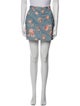LoveShackFancy Floral Print Mini Skirt