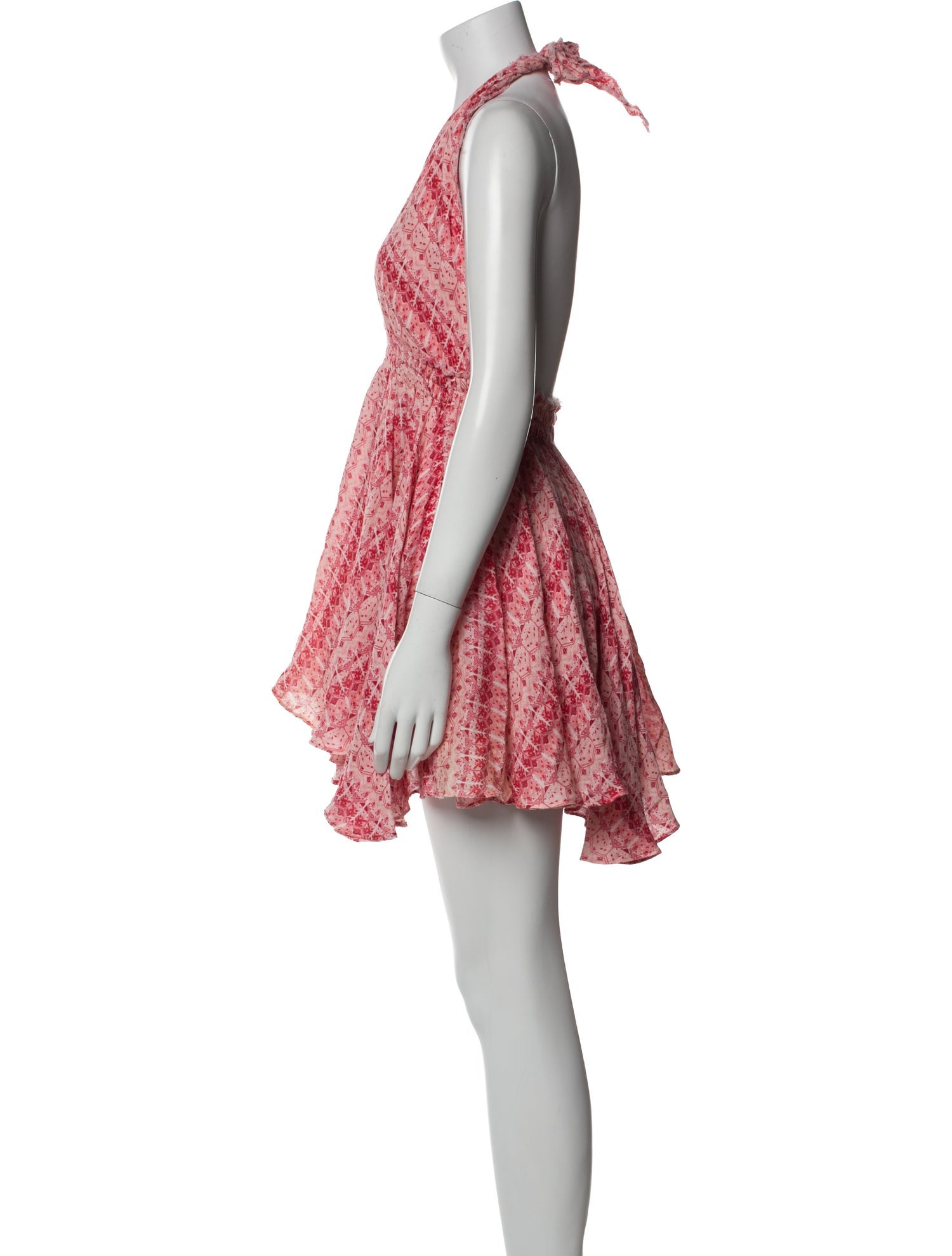 LoveShackFancy Printed Mini Dress