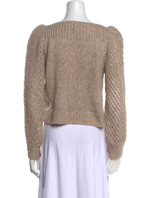 LoveShackFancy Baby Alpaca Bateau Neckline Sweater