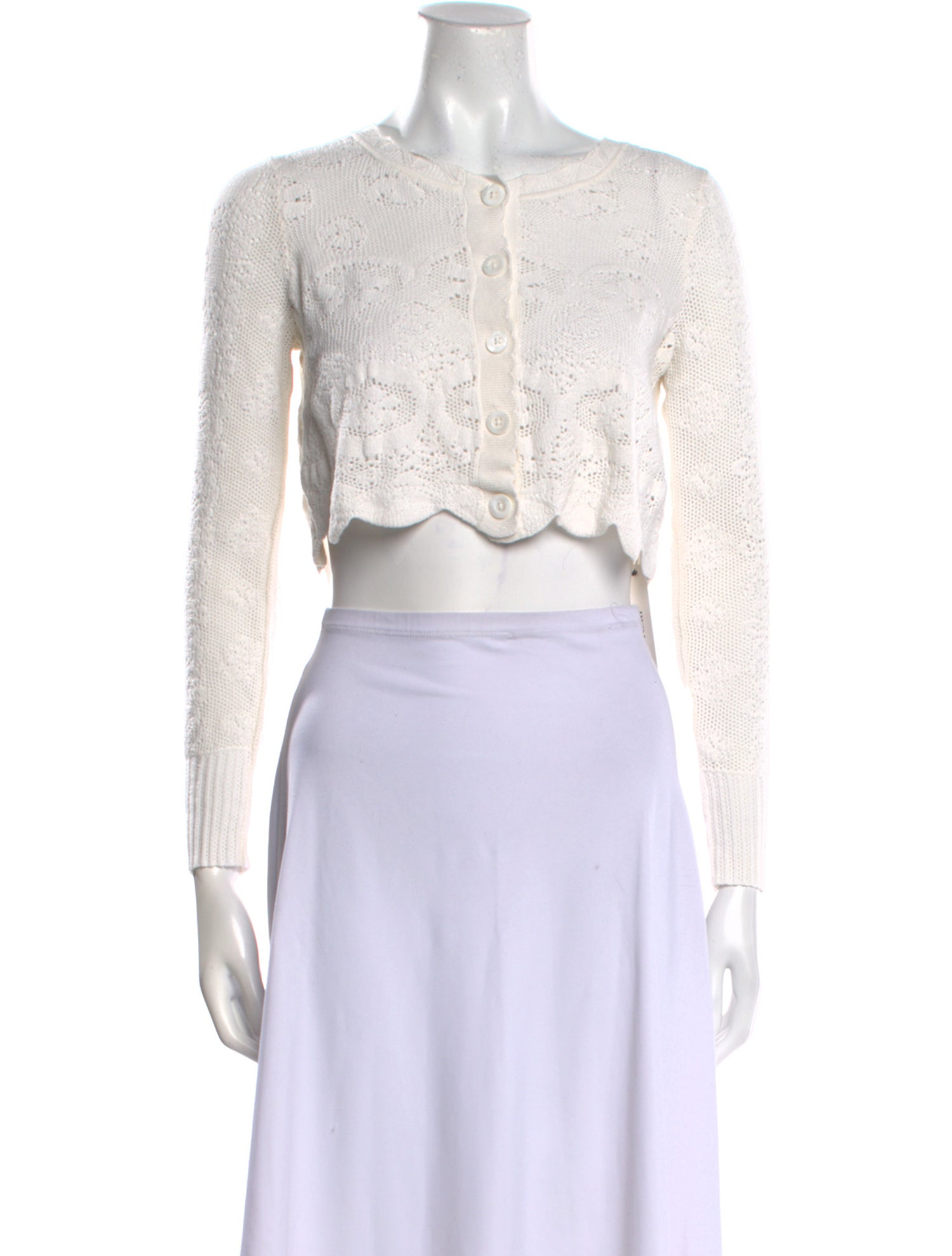 LoveShackFancy Scoop Neck Sweater