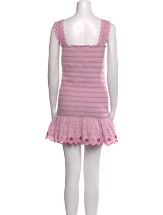 LoveShackFancy Striped Mini Dress