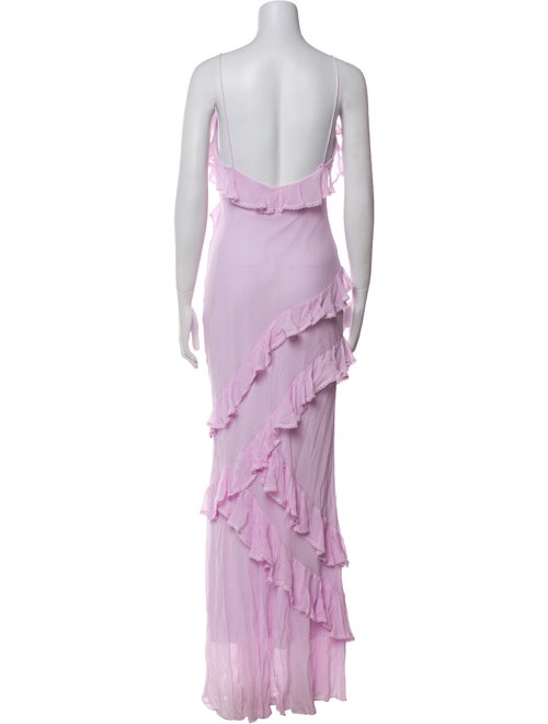 LoveShackFancy V-Neck Long Dress