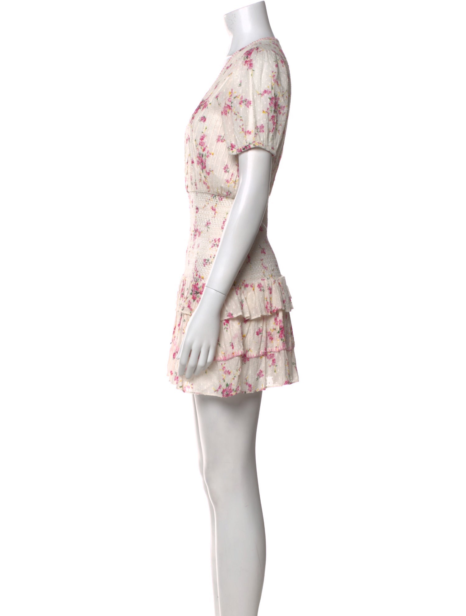 LoveShackFancy Floral Print Mini Dress w/ Tags