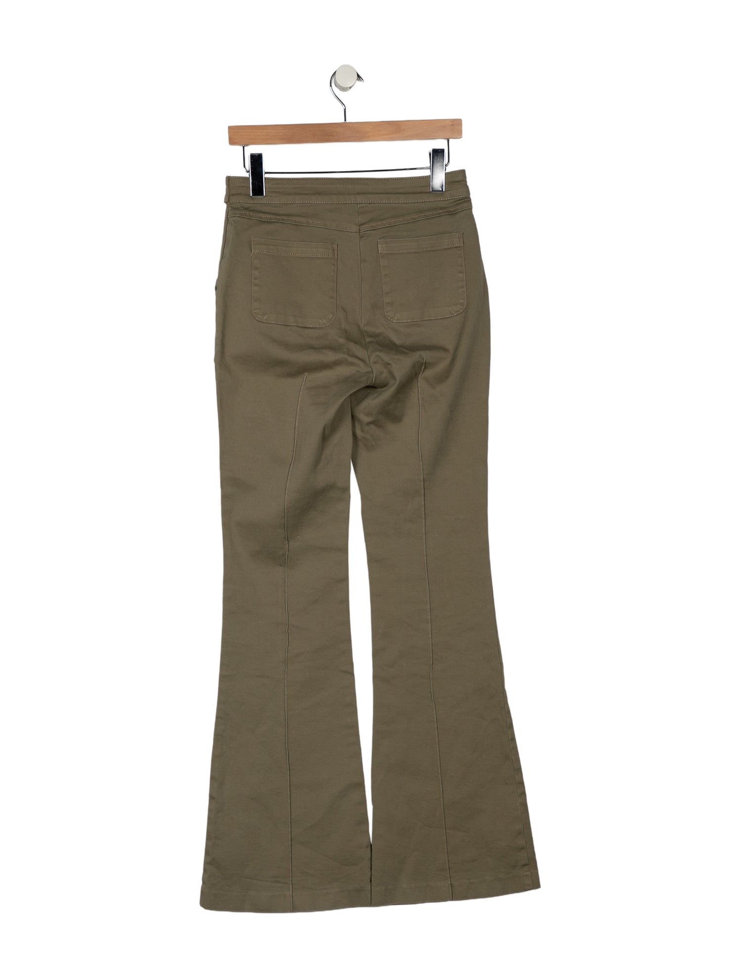 LoveShackFancy Mid-Rise Wide Leg Jeans