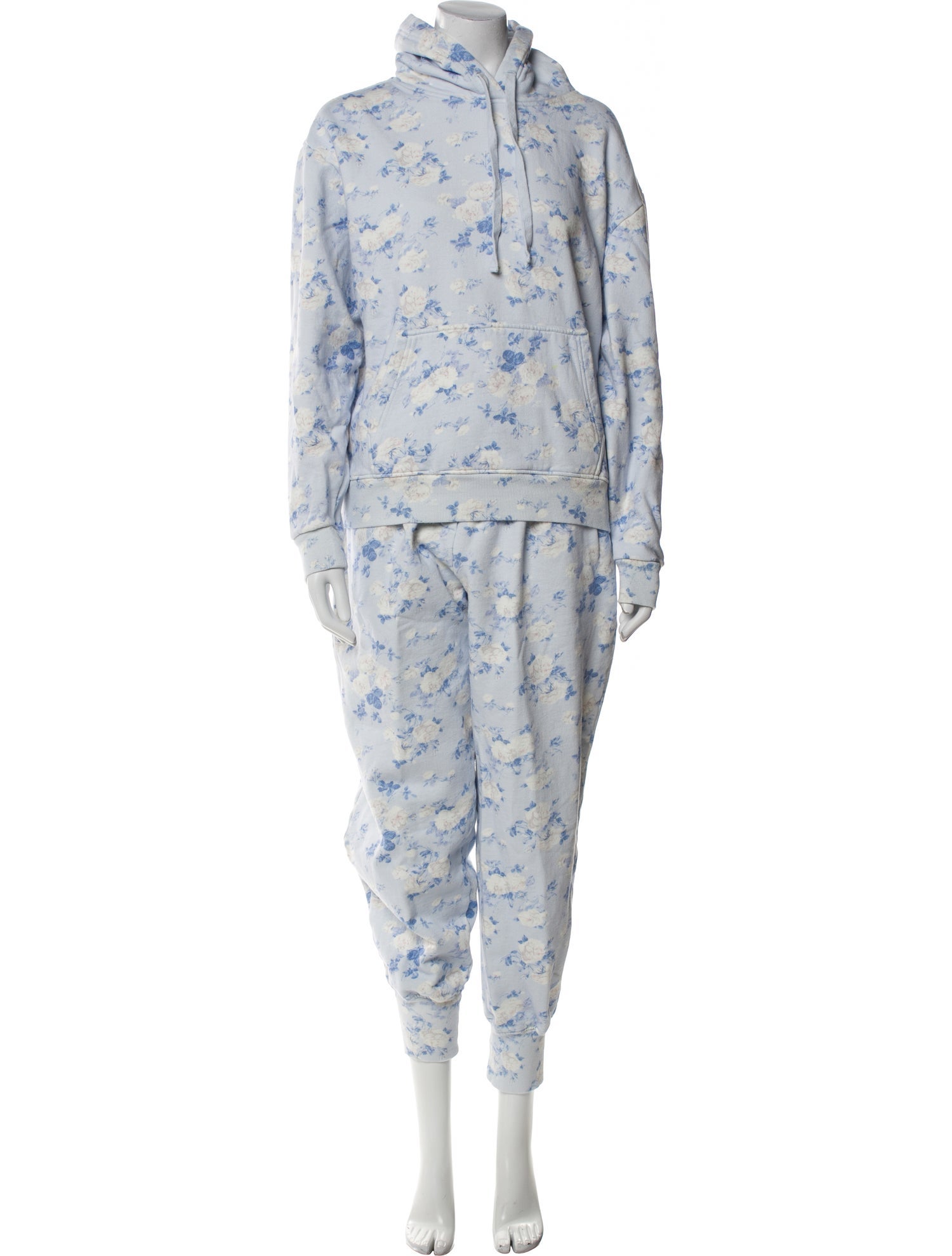 LoveShackFancy Floral Print Sweatpants