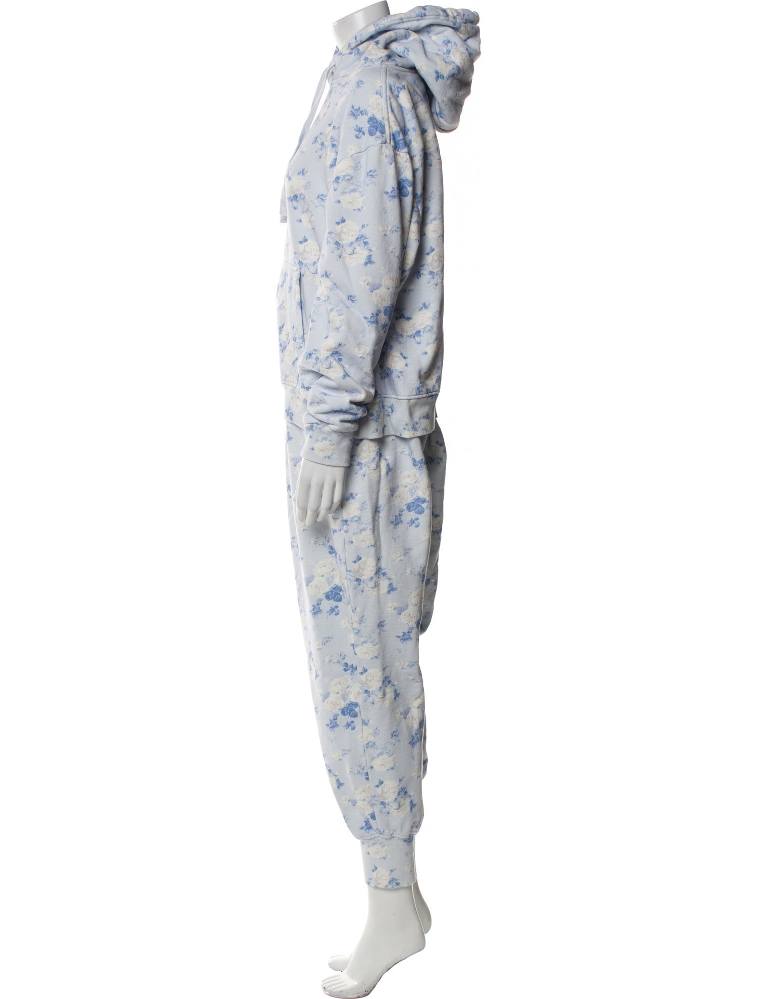 LoveShackFancy Floral Print Sweatpants