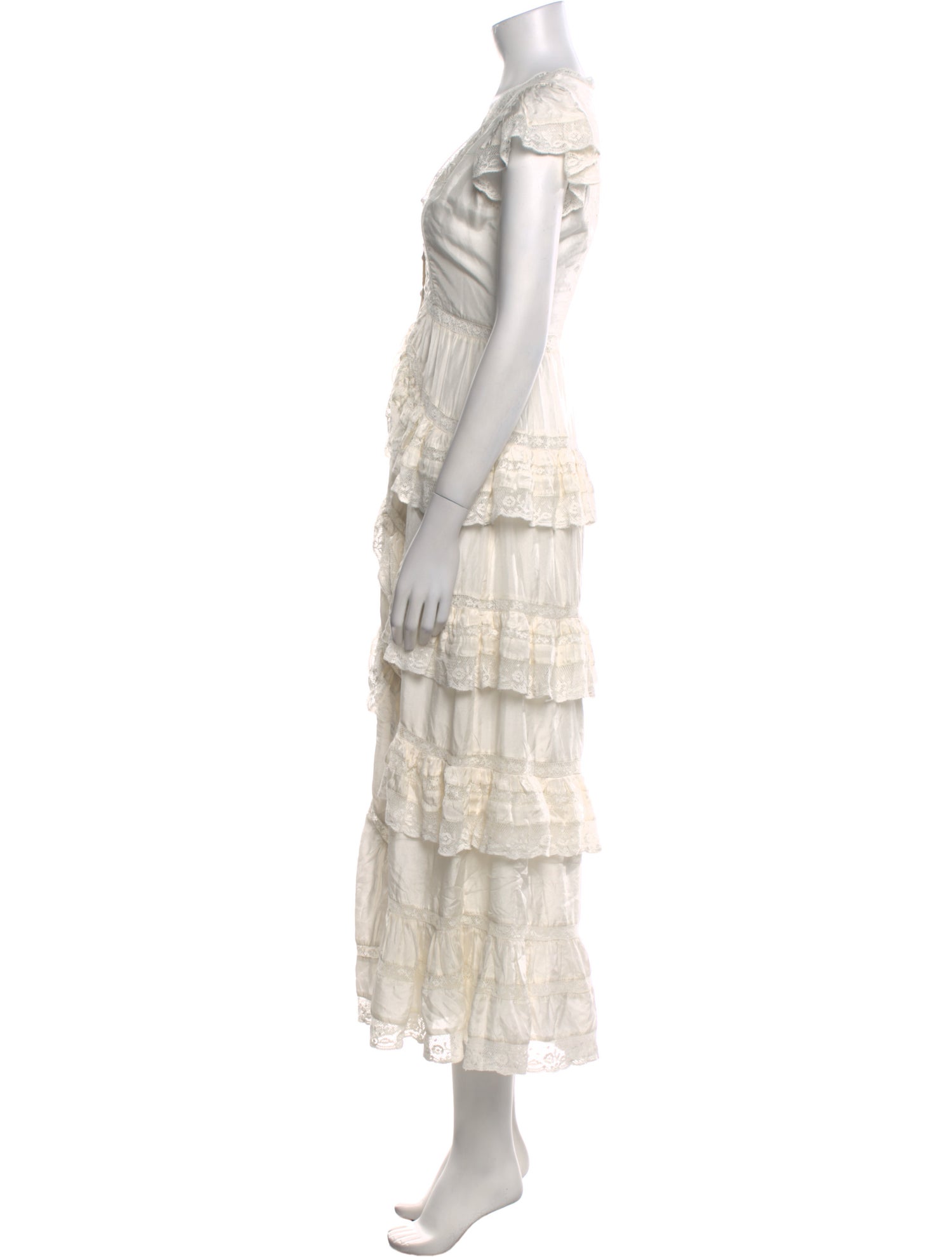 LoveShackFancy Silk Long Dress w/ Tags