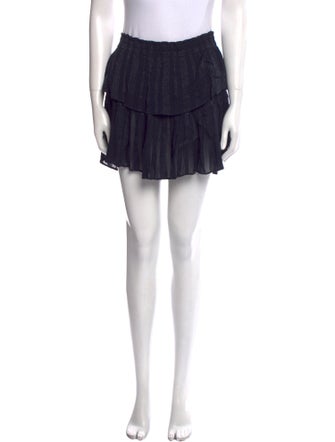 LoveShackFancy Raw-Edge Trim Mini Skirt w/ Tags