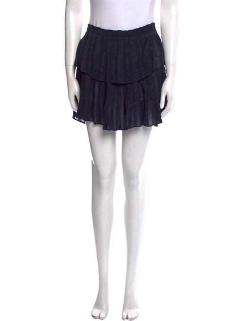 LoveShackFancy Raw-Edge Trim Mini Skirt w/ Tags