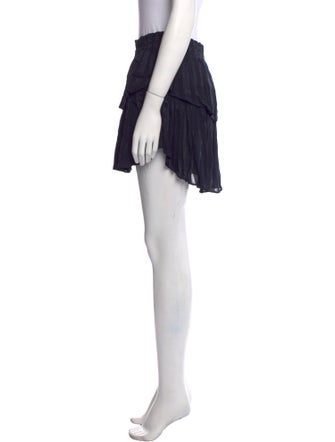 LoveShackFancy Raw-Edge Trim Mini Skirt w/ Tags