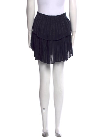 LoveShackFancy Raw-Edge Trim Mini Skirt w/ Tags
