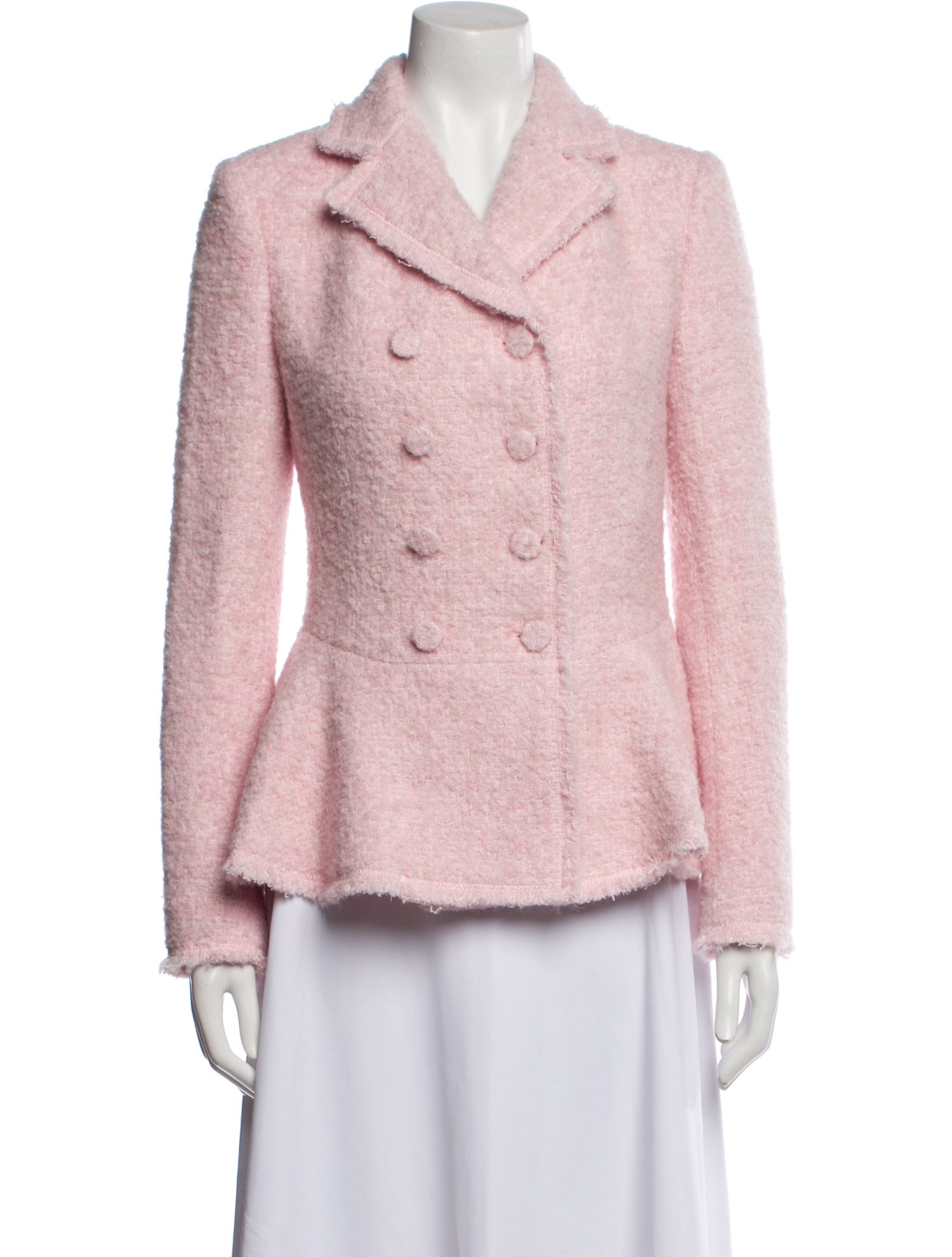 LoveShackFancy Tweed Pattern Blazer