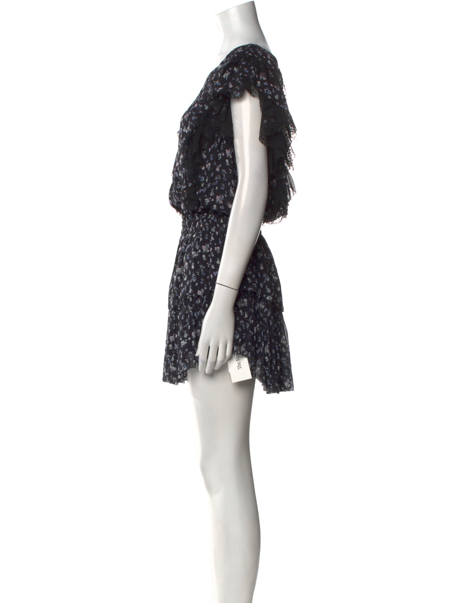 LoveShackFancy Silk Mini Dress