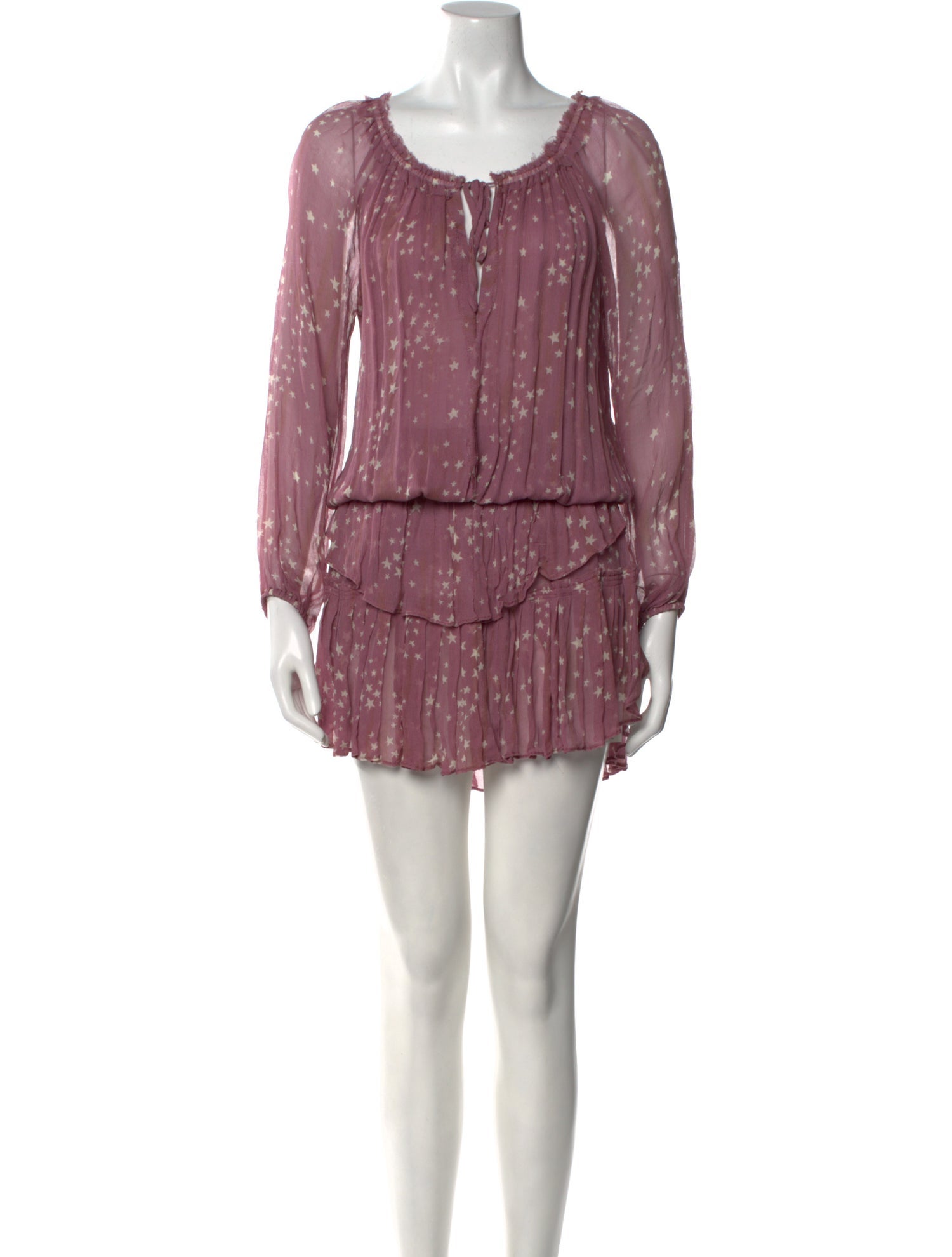 LoveShackFancy Printed Mini Dress