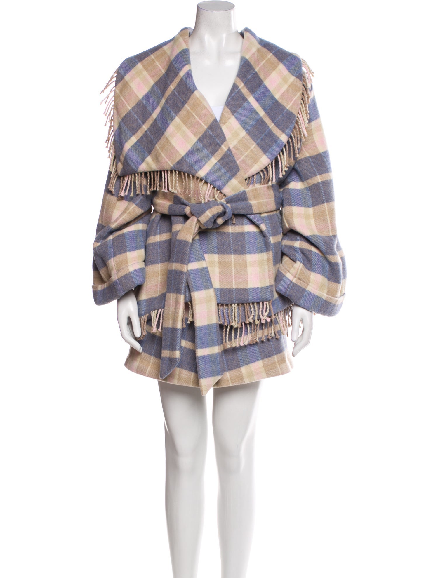 LoveShackFancy Plaid Print Skirt Set