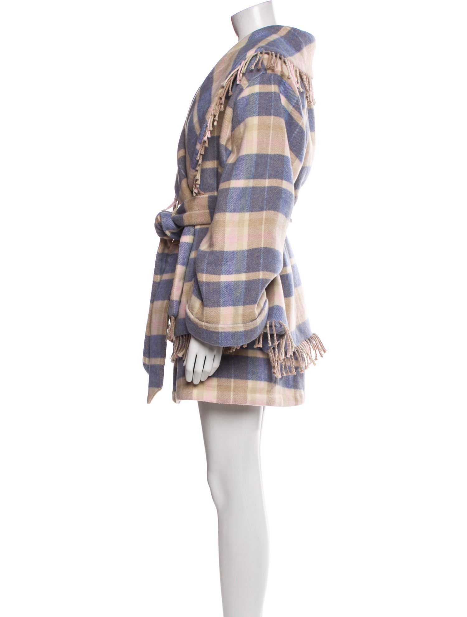 LoveShackFancy Plaid Print Skirt Set