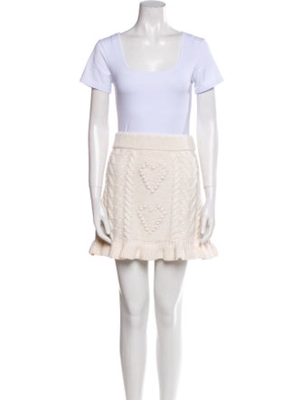 LoveShackFancy Nylon Patterned Skirt Set