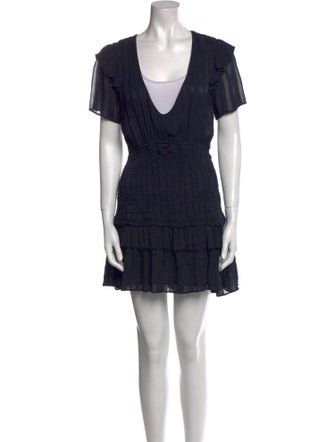 LoveShackFancy Square Neckline Mini Dress