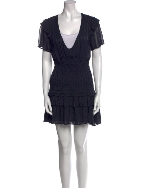 LoveShackFancy Square Neckline Mini Dress