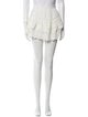 LoveShackFancy Embroidered Accent Mini Skirt