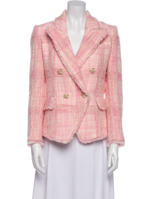 LoveShackFancy Plaid Print Blazer