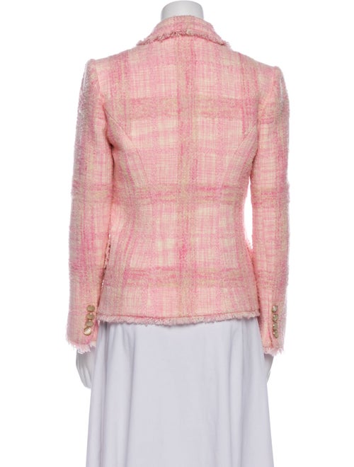 LoveShackFancy Plaid Print Blazer