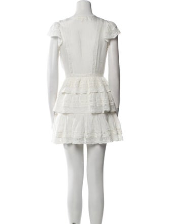 LoveShackFancy Silk Mini Dress