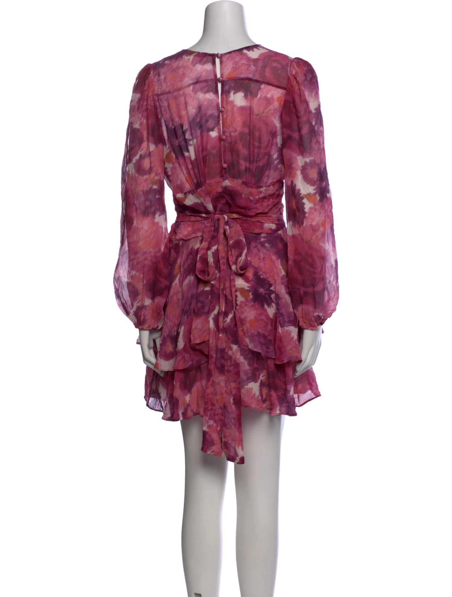 LoveShackFancy Silk Mini Dress