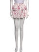LoveShackFancy Floral Print Mini Skirt