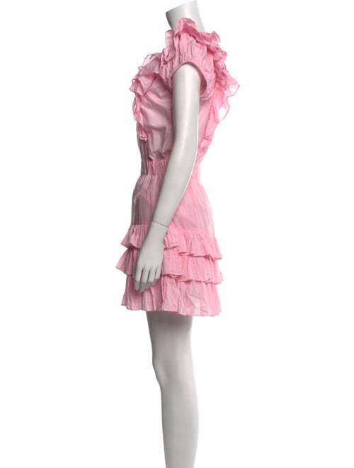 LoveShackFancy Square Neckline Mini Dress