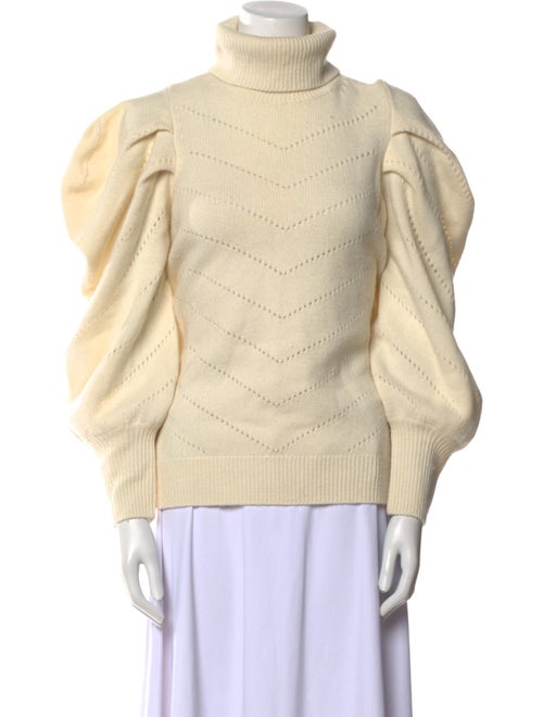 LoveShackFancy Wool Turtleneck Sweater