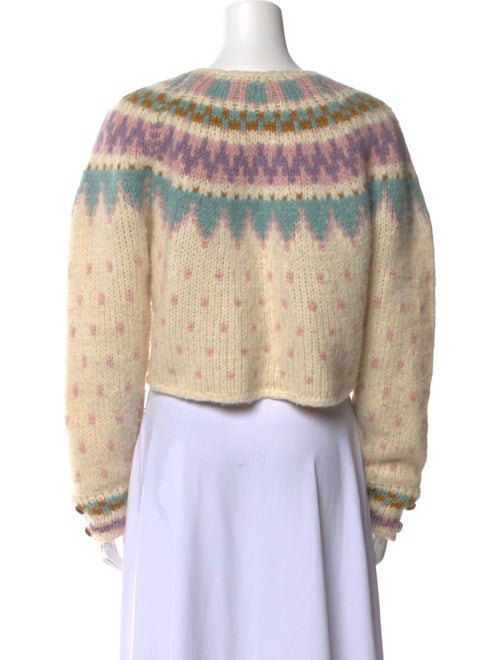 LoveShackFancy Alpaca Patterned Sweater