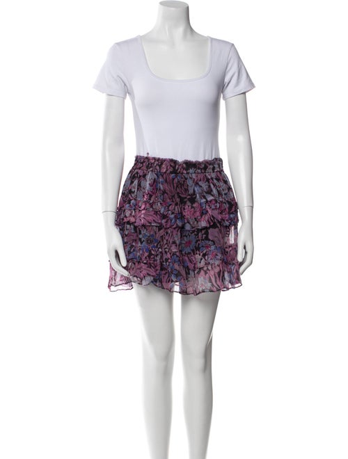 LoveShackFancy Printed Ruffle Embellishment Skirt Set