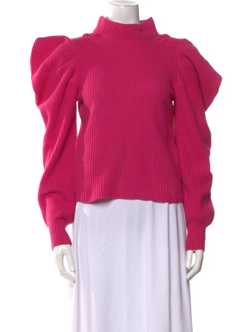 LoveShackFancy Cashmere Mock Neck Sweater