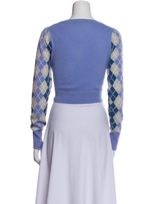 LoveShackFancy Wool Plaid Print Crop Top