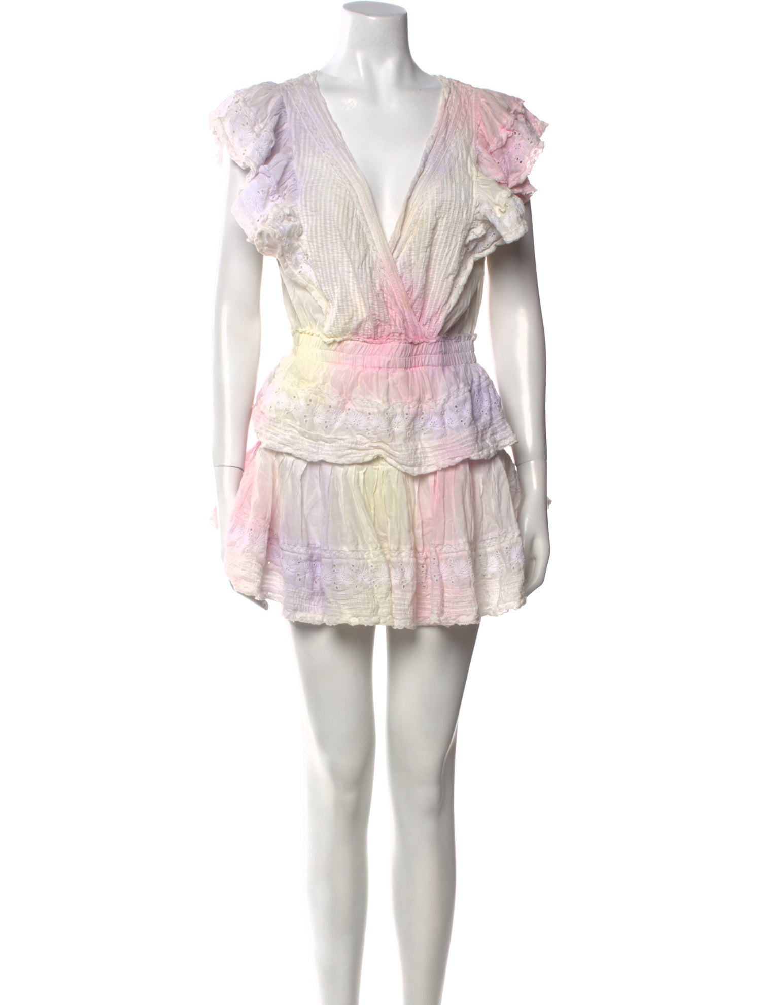 LoveShackFancy Printed Mini Dress