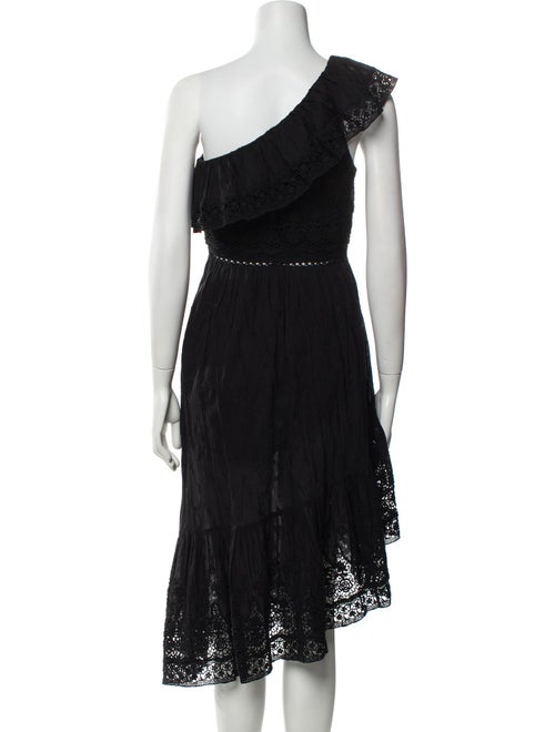 LoveShackFancy One-Shoulder Knee-Length Dress