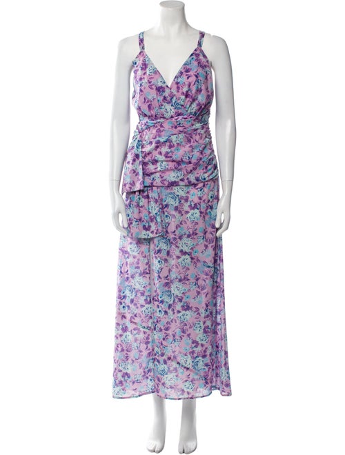 LoveShackFancy Floral Print Long Dress