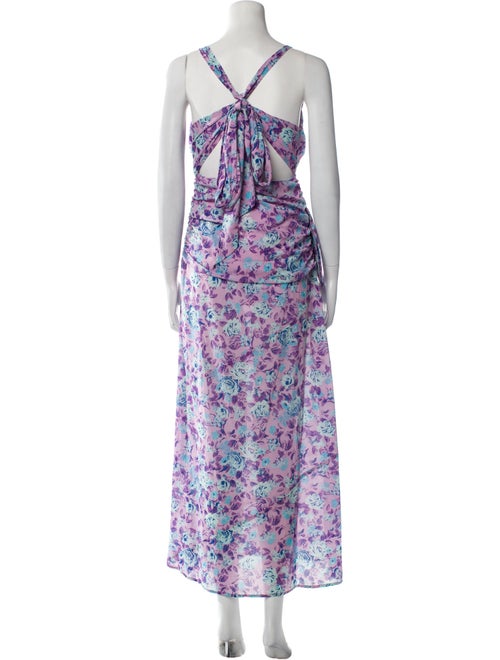 LoveShackFancy Floral Print Long Dress