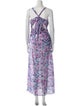 LoveShackFancy Floral Print Long Dress