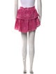 LoveShackFancy Ruffle Embellishment Mini Skirt