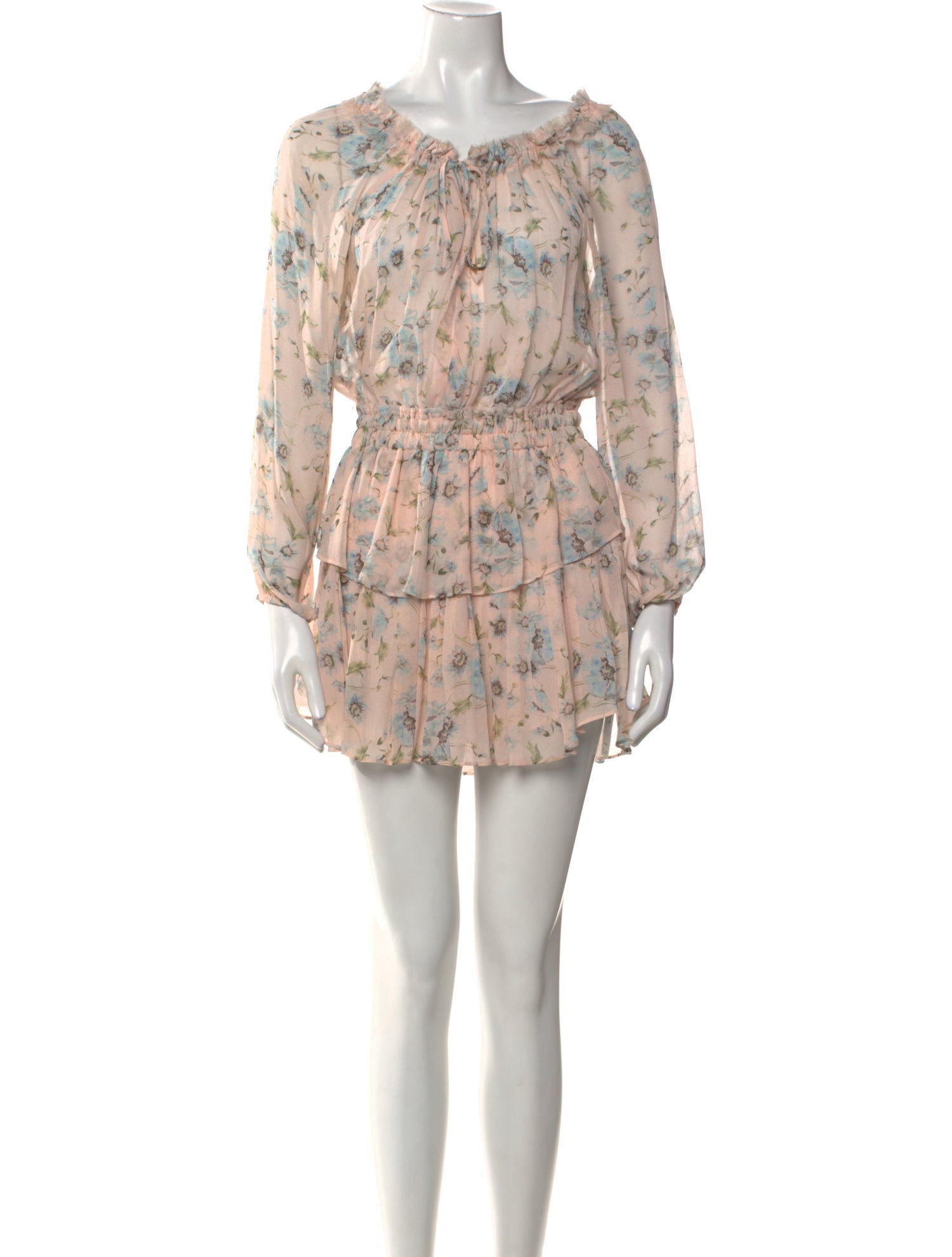 LoveShackFancy Silk Mini Dress