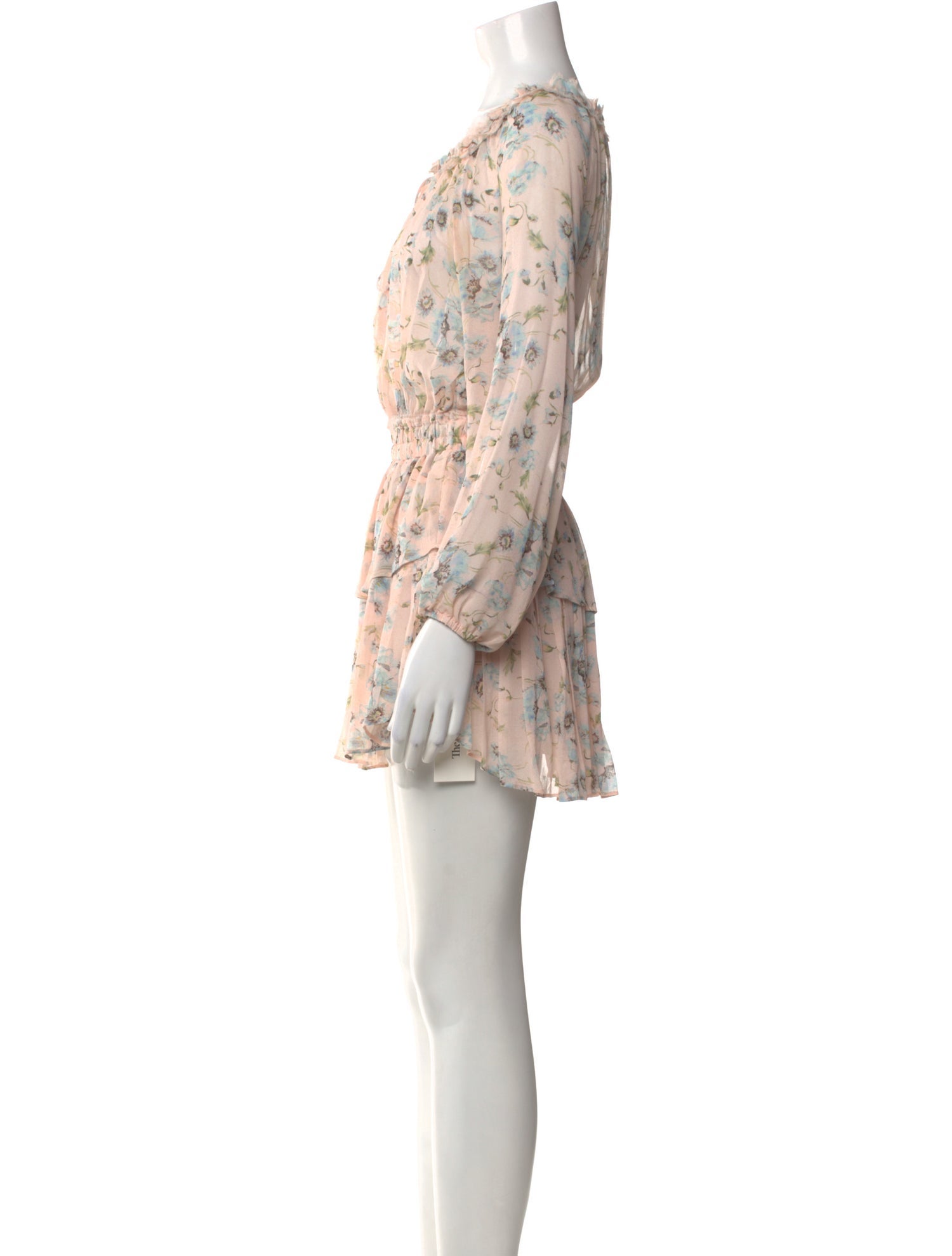 LoveShackFancy Silk Mini Dress