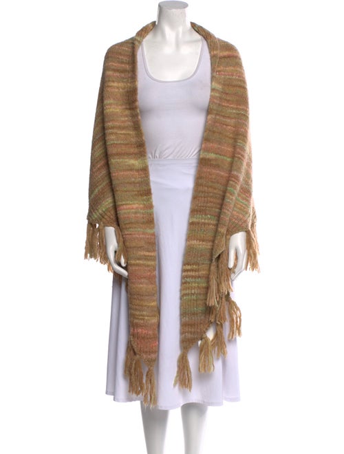 LoveShackFancy Striped Open Front Sweater